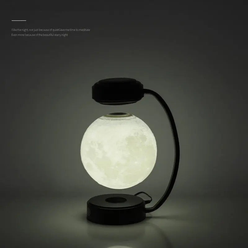 3D LED Moon Night Light Wireless Magnetic Levitating Rotating Floating Ball Lamp For School Office Bookshop Home Decoration Advibe Studio