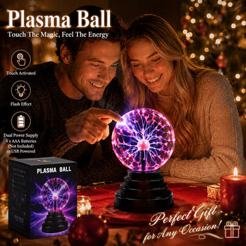 PlasmaPulse™ Touch & Sound Reactive Lamp