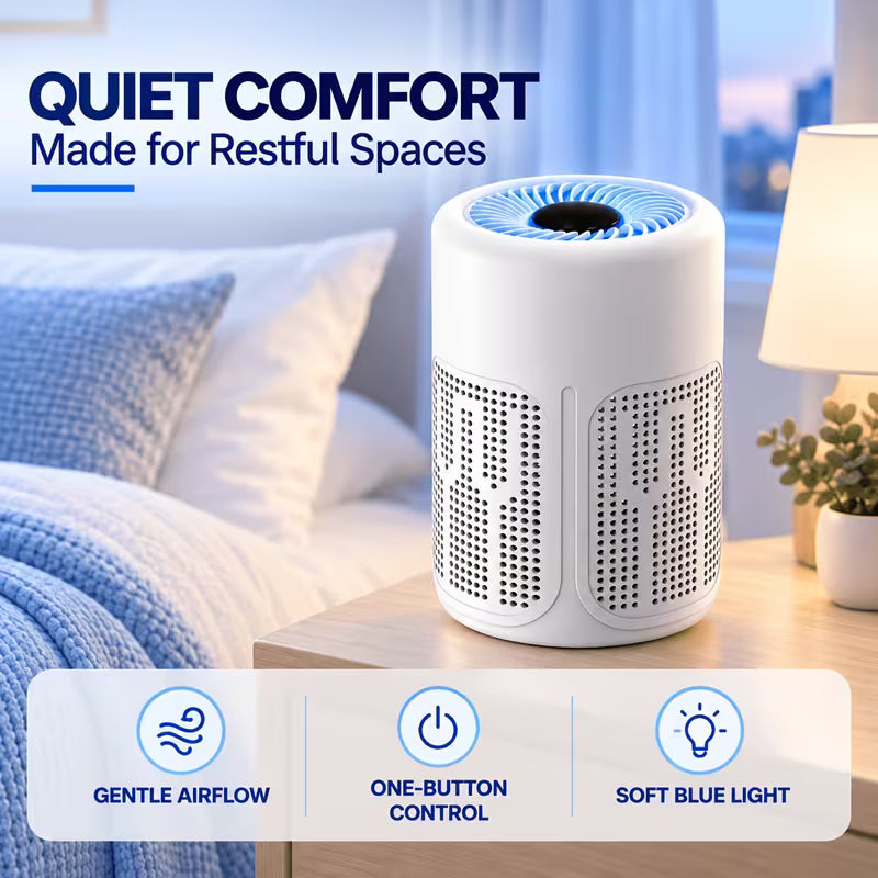 AirShield™ Portable HEPA Air Purifier - Breathe Fresh Air. Make Life Easier.