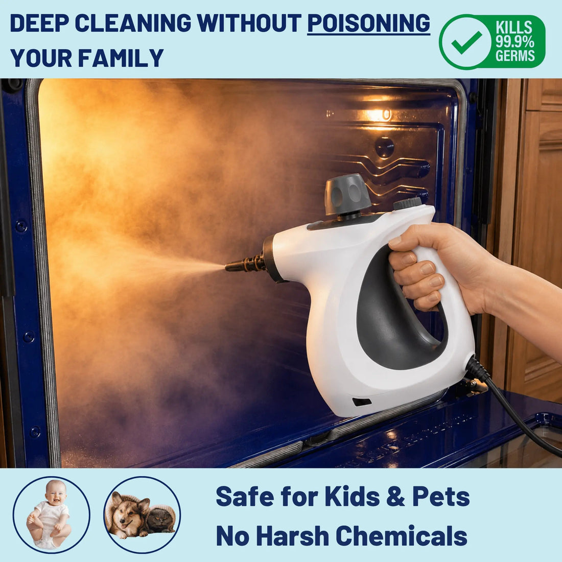 SteamPro™ 12-in-1 Multi-Surface Steam Cleaning System