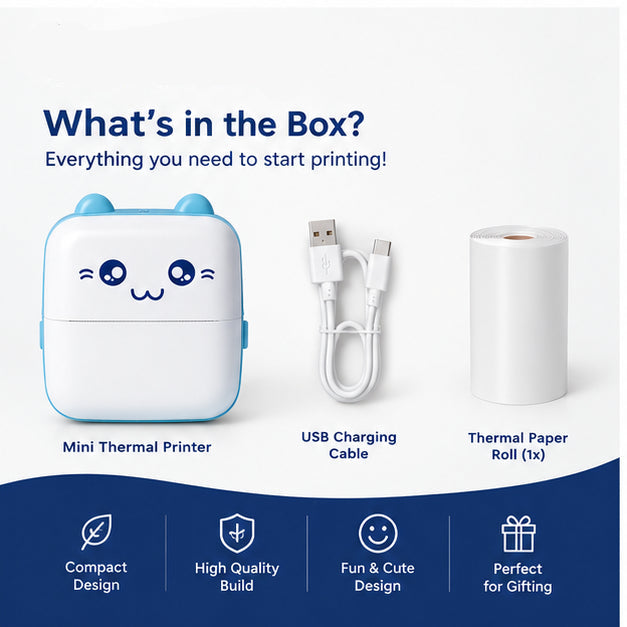 PrintPod Portable Mini Thermal Printer