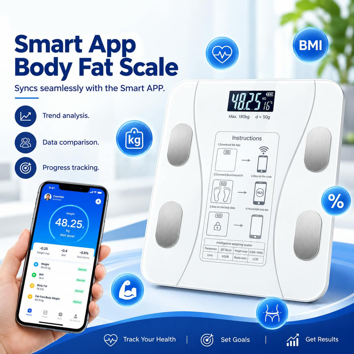 Smart Body Fat Scale