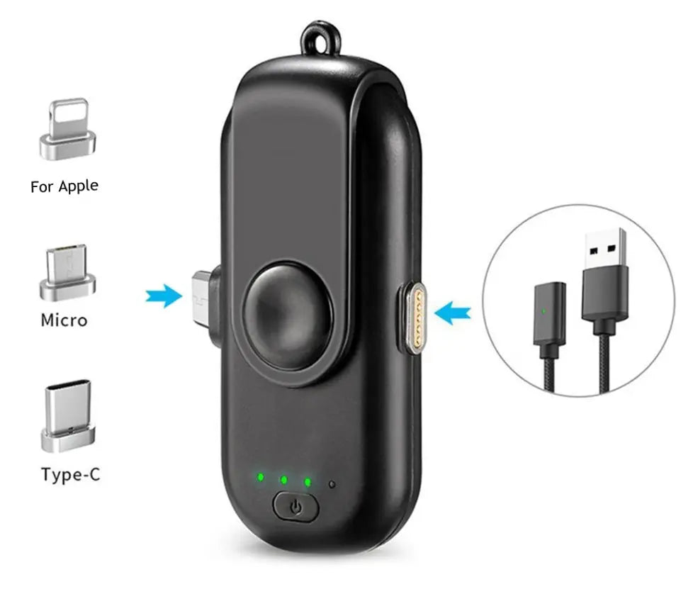 ABS Black Portable Charger Advibe Studio
