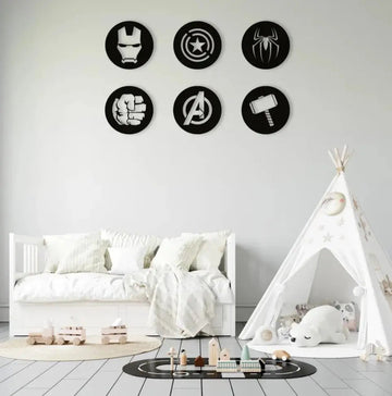 Avengers Heroes wall art, Super Hero, Gift Idea, Wall Decore Advibe Studio