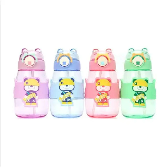 Bear Cartoon Water Bottle Advibe Studio