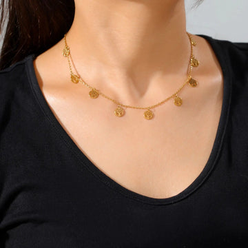 Curved Tree Fashion Simple Stainless Steel Necklace Advibe Studio