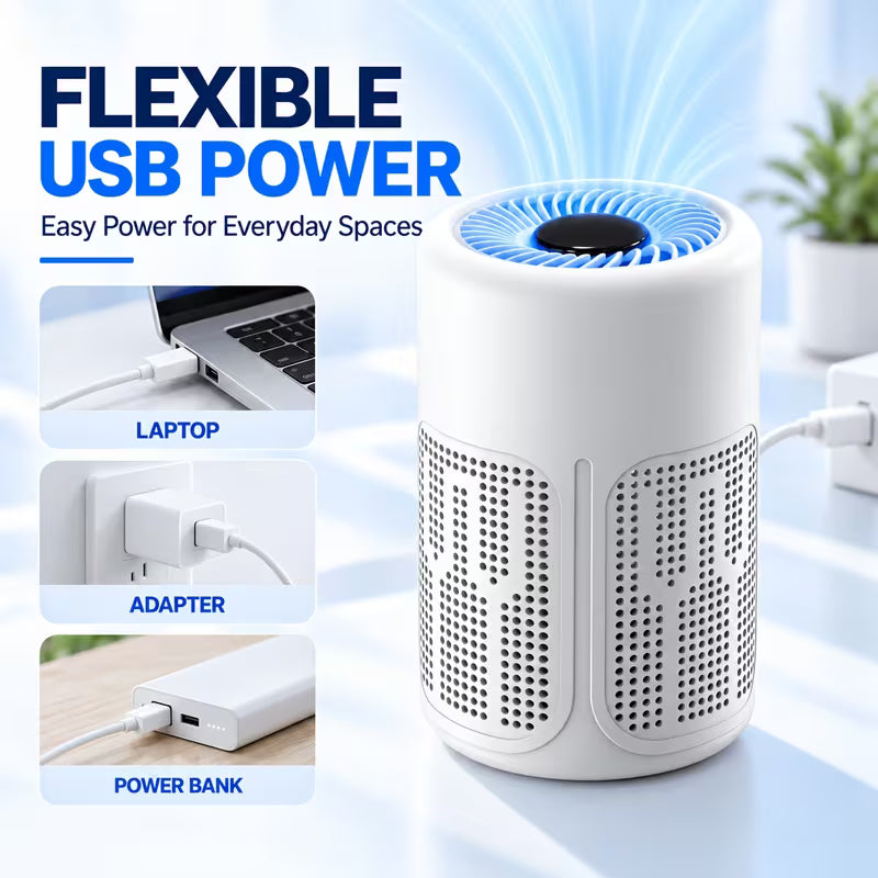AirShield™ Portable HEPA Air Purifier - Breathe Fresh Air. Make Life Easier.