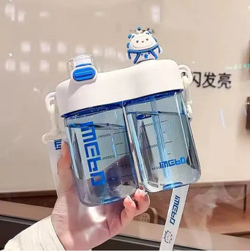 Dual Straw Water Bottle Advibe Studio