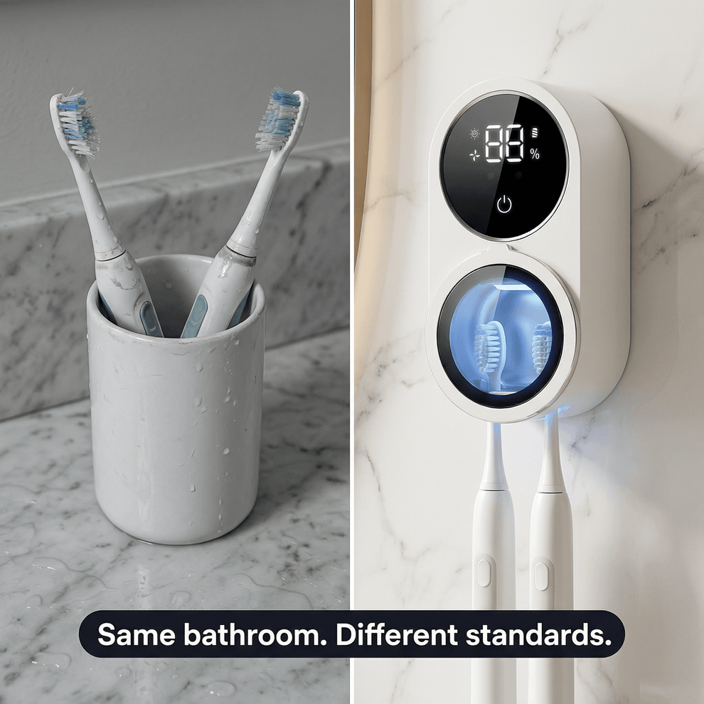 Brush Nest - UV ToothBrush Sanitizer & Dryer