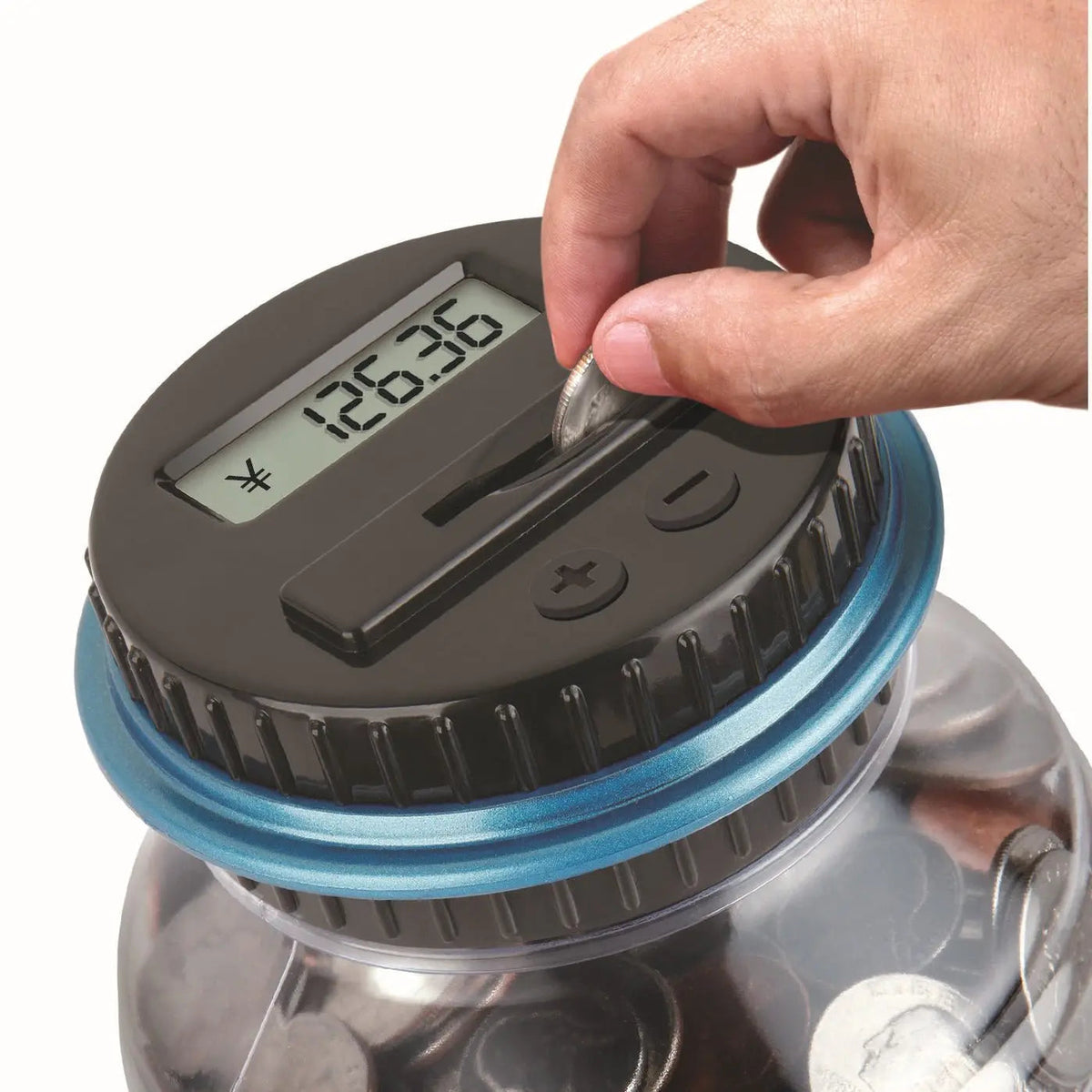 Electronic Digital Counting Coin Money Saving Box Advibe Studio