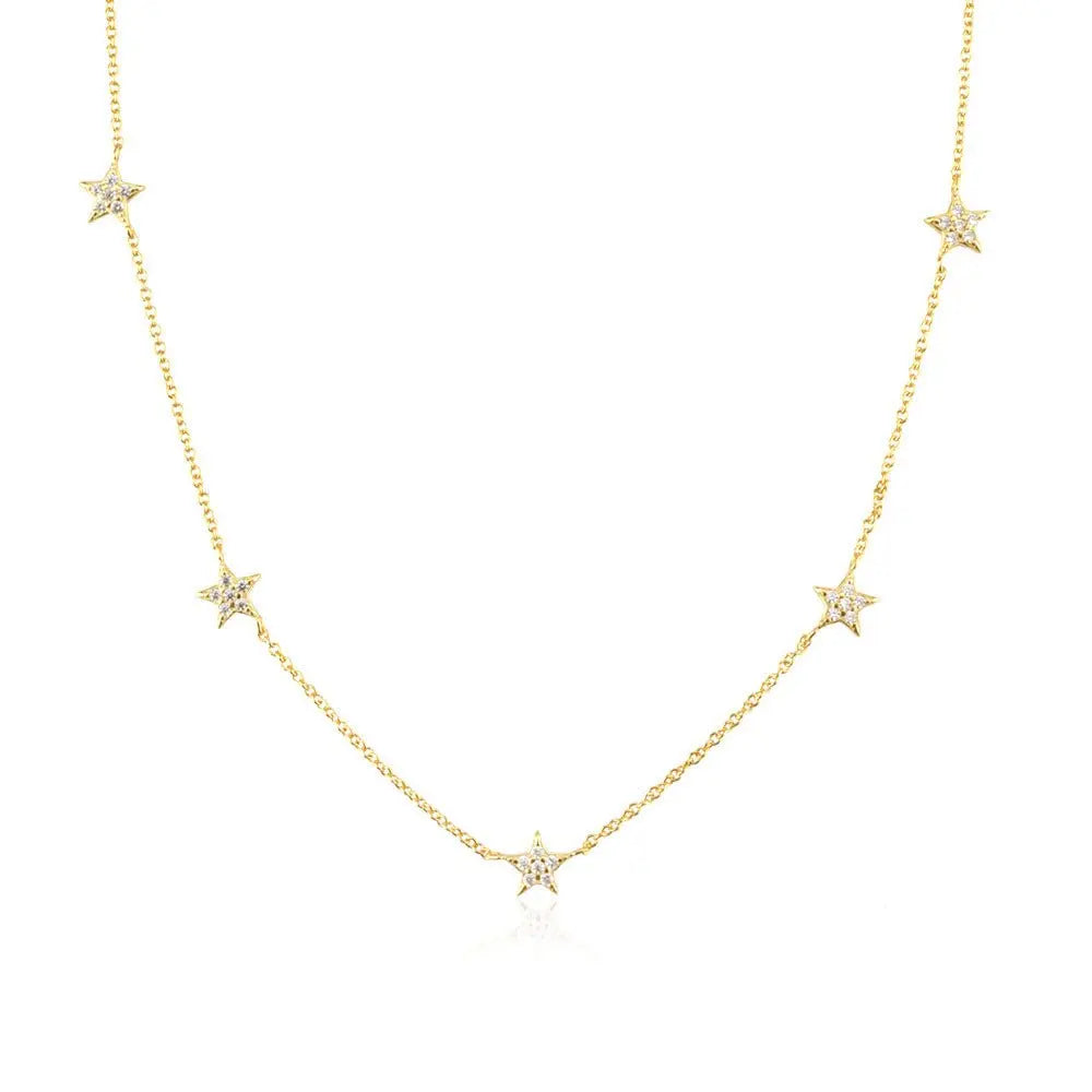 Fashion Personality Five-pointed Star Pendant Necklace Advibe Studio