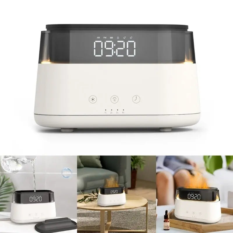Flame Humidifier With Clock Bedroom Of Intelligent Timed Fragrance Spraying Machine For Home Use Advibe Studio