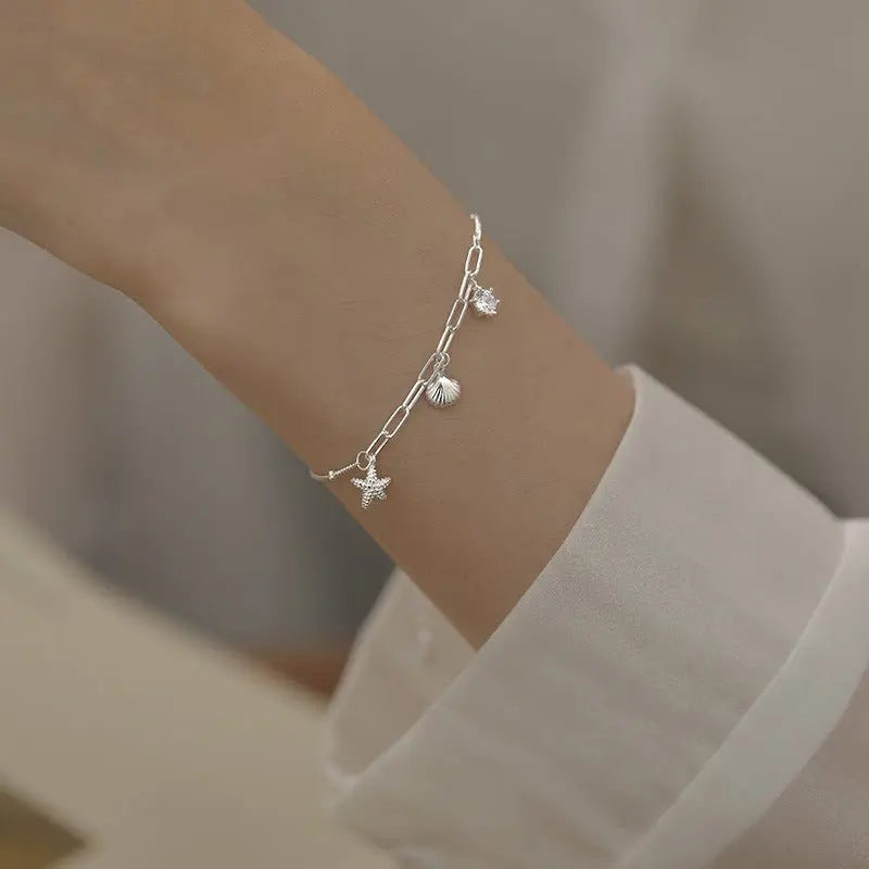 Shell Starfish Seaside Bracelet Female Minority Fashion Advibe Studio