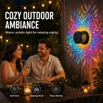 Solar Mandala Light for Stunning Outdoor Décor