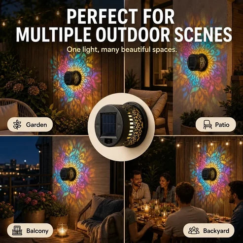 Solar Mandala Light for Stunning Outdoor Décor