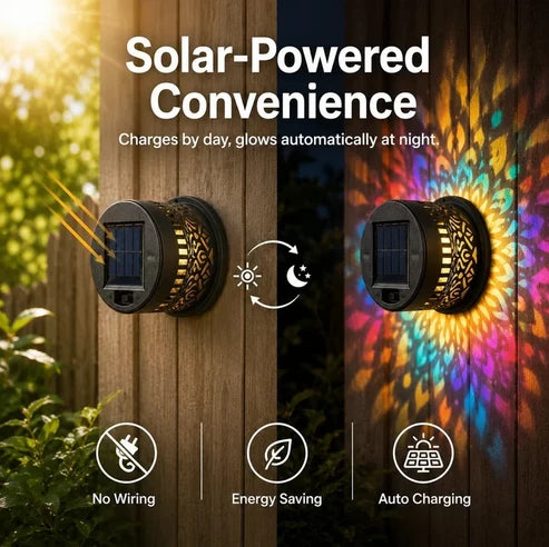Solar Mandala Light for Stunning Outdoor Décor