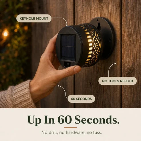 Solar Mandala Light for Stunning Outdoor Décor