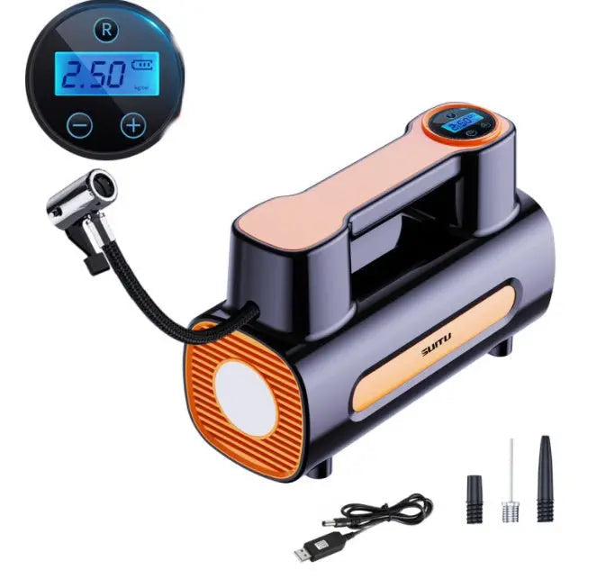 Tire Inflator 12V DC Portable Compressor Electric DC Auto Tire Pumps For Car Tires Advibe Studio