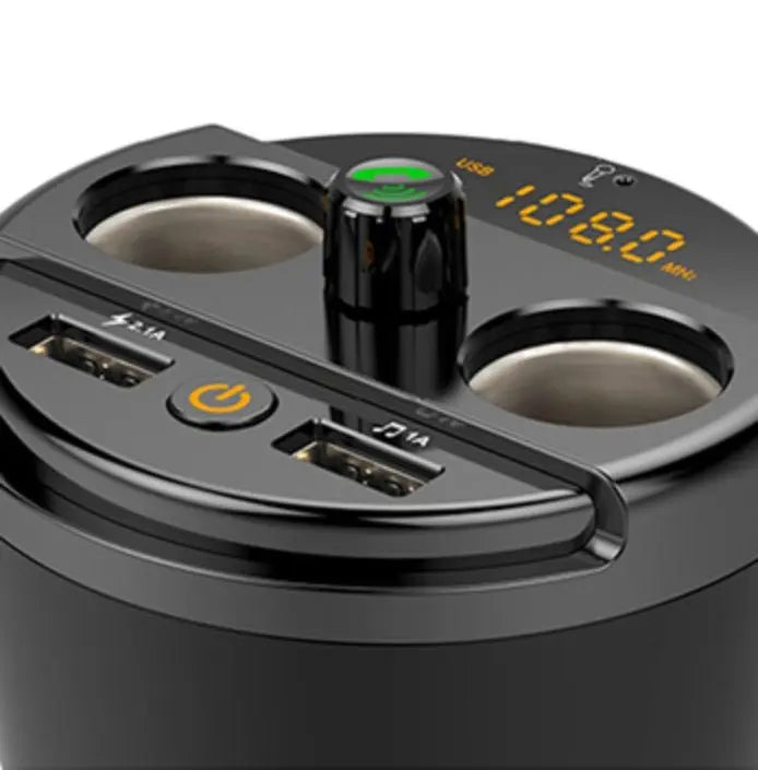 Transmitter Bluetooth Car Music MP3 Player Free Hands Cup Holder Advibe Studio